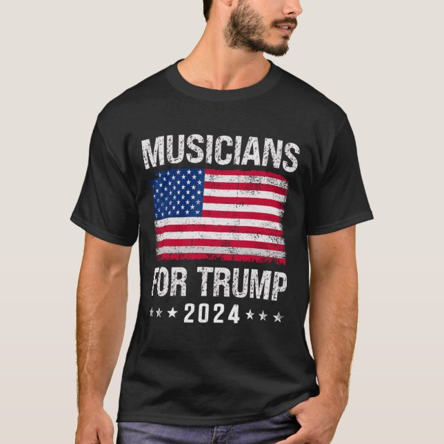 For Trump 2024  T-Shirt (Front)