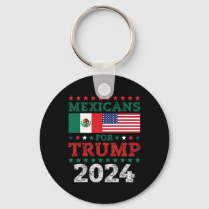 For Trump 2024 Take America Back Mexico Usa Flag  Key Ring