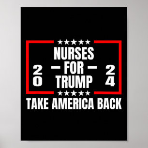 For Trump 2024 Take America Back  Poster