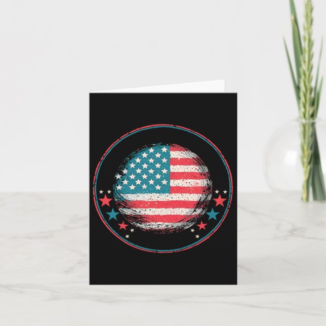 For Trump 2024 Usa Flag1  Card (Front)