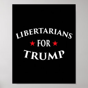 For Trump Party Independent Red Wave Poster