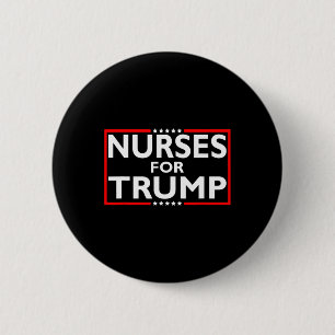 For Trump President Election 2024  6 Cm Round Badge