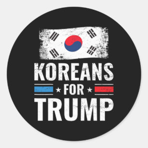 For Trump Pro Trump 2020 Supporter Gift  Classic Round Sticker