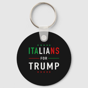 For Trump Tee Pro Trump Italiano Supporter  Key Ring