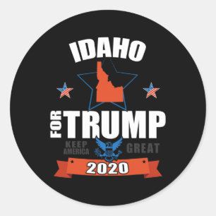 For Trump Trump Pro President Donald Trump Support Classic Round Sticker