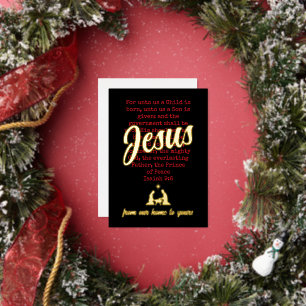 FOR UNTO US JESUS Christmas