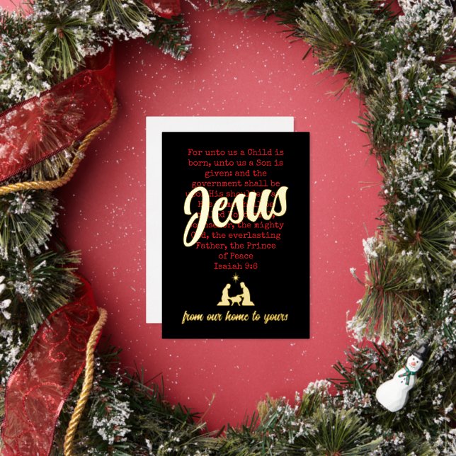 FOR UNTO US JESUS Christmas (Insitu)