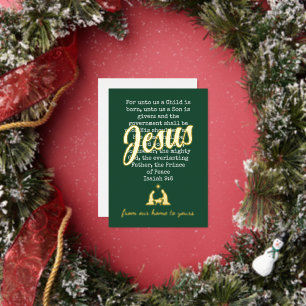 FOR UNTO US JESUS Christmas