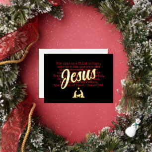 FOR UNTO US JESUS Christmas