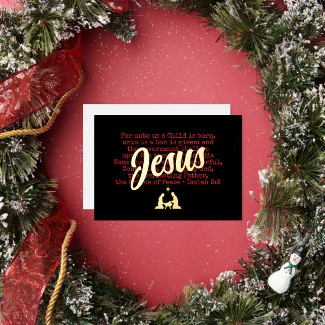FOR UNTO US JESUS Christmas (Insitu)