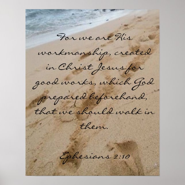 For we are His workmanship, - Poster (Front)