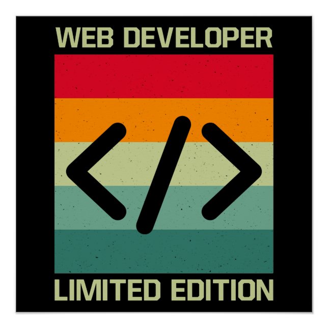 For Web Developers Poster (Front)