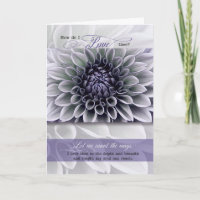 for Wife Romantic Anniversary Soft Lavender Flower