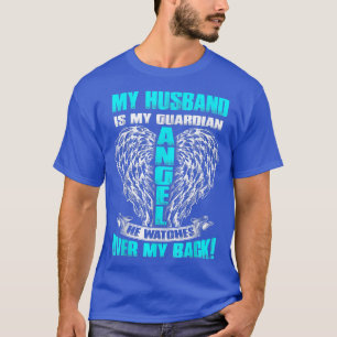 For Wives Love & Missed Her Husband In Heaven, Los T-Shirt