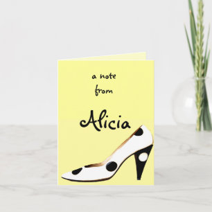 For Women Who Love Shoes Card