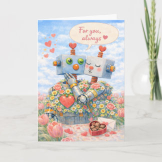 For You, Always – Robot Love  Holiday Card