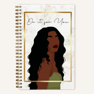 For You | Black Girl | Spiral Notebook