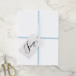 For You Elegant Gift Tags