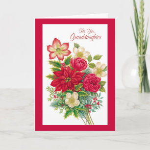 For You, Granddaughter Holiday Card