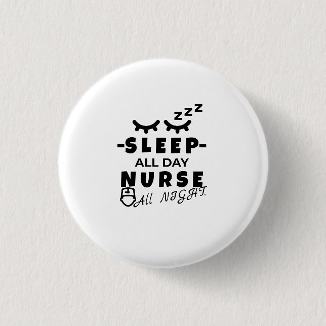 FOR YOU night nurse, nurse, practitioner, t-shirt, 3 Cm Round Badge (Front)