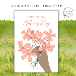 For You on Mother's Day Wildflower Bouquet Card