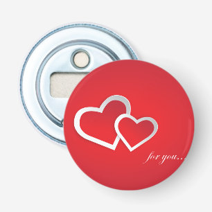 For You Valentine's Day Hearts Design-21987 Bottle Opener