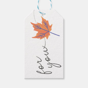 for you white simple gift tag