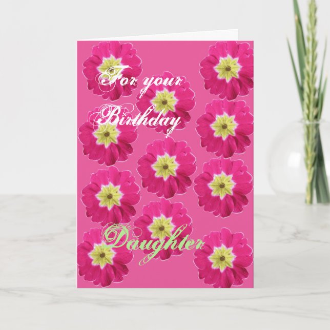 For Your Birthday Daughter (Daughter-In-Law) Card (Front)