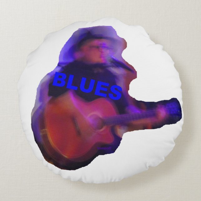 For your BLUES Round Cushion (Back)