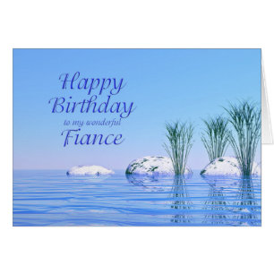 For your Fiance, a Spa Like, Blue Birthday