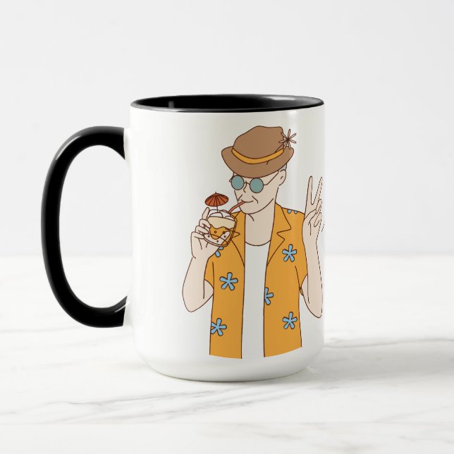  for your photo, logo, pattern, or saying, while  mug (Left)
