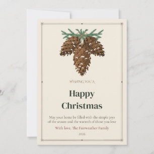 Foraged Botanist Family Christmas Card
