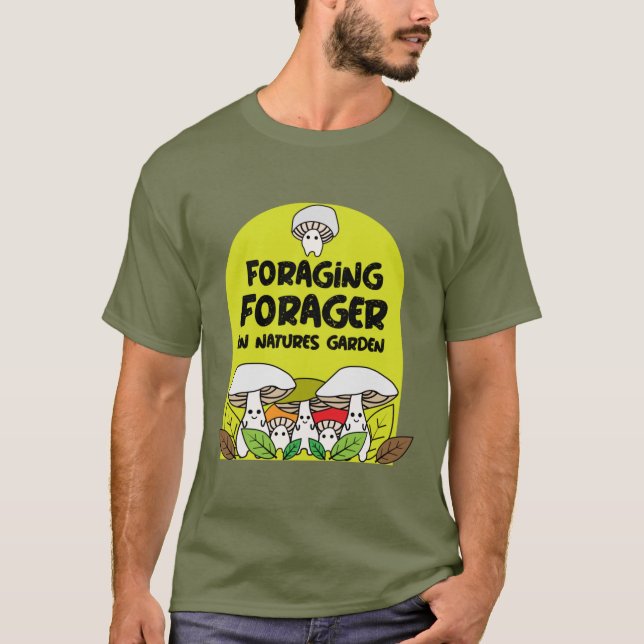 Foraging Wild Food  T-Shirt (Front)