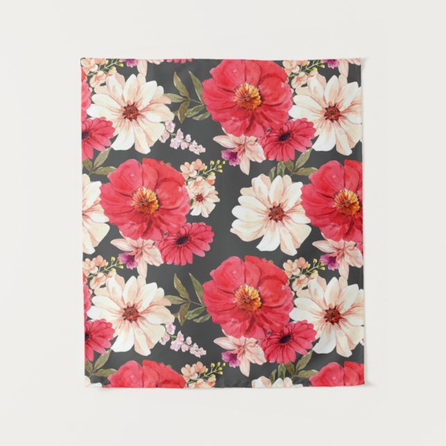 Foral And Glamour Seamless Pattern Natural Summer  Tapestry (Front)