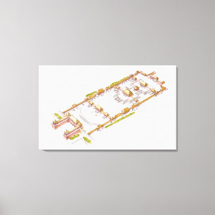 Forbbiden City Beijing. Detail Canvas Print