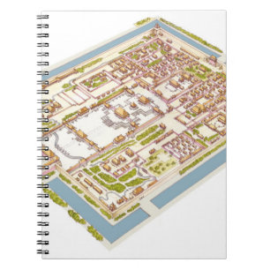 Forbbiden City Beijing Spiral Notebook