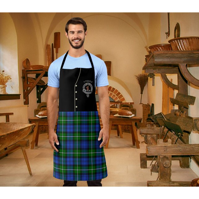 Forbes Clan Badge & Tartan Kilt Apron (Creator Uploaded)