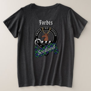 Forbes Clan Badge Women's Back Plus Size T-Shirt