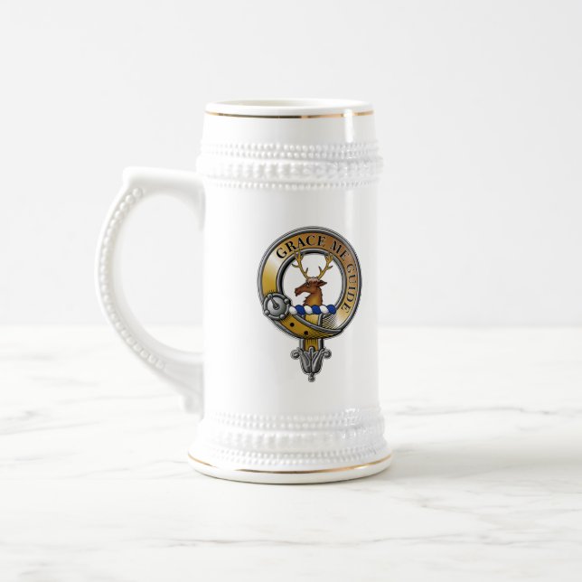 Forbes Crest Badge Beer Stein (Left)