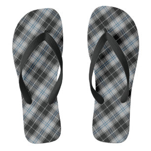 Forbes Dress White and Green Highland Plaid Jandals