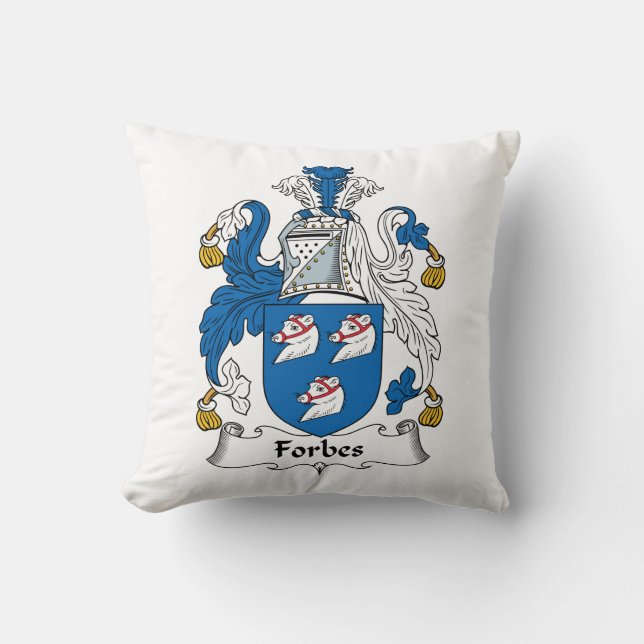 Forbes Family Crest Cushion (Front)