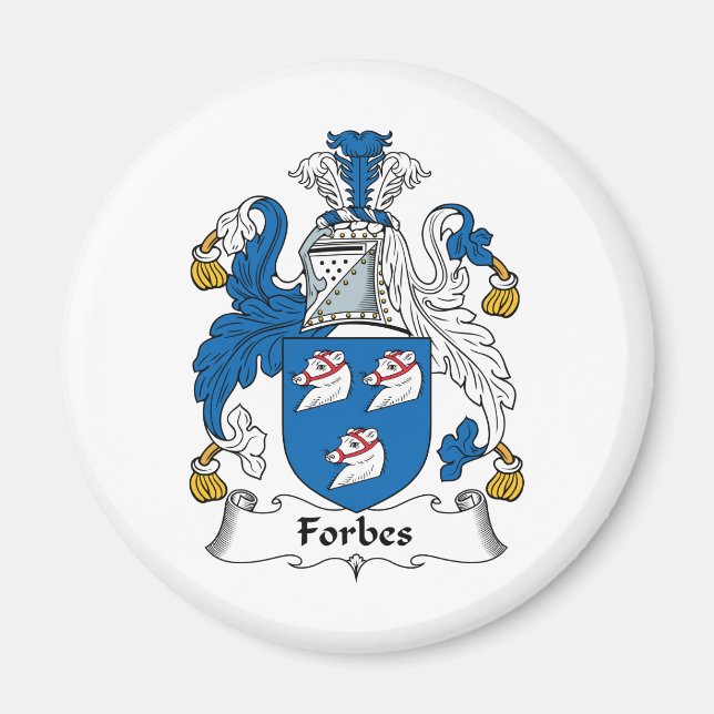 Forbes Family Crest Magnet (Front)