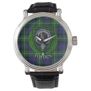 Forbes Scottish Clan Tartan & Crest Watch