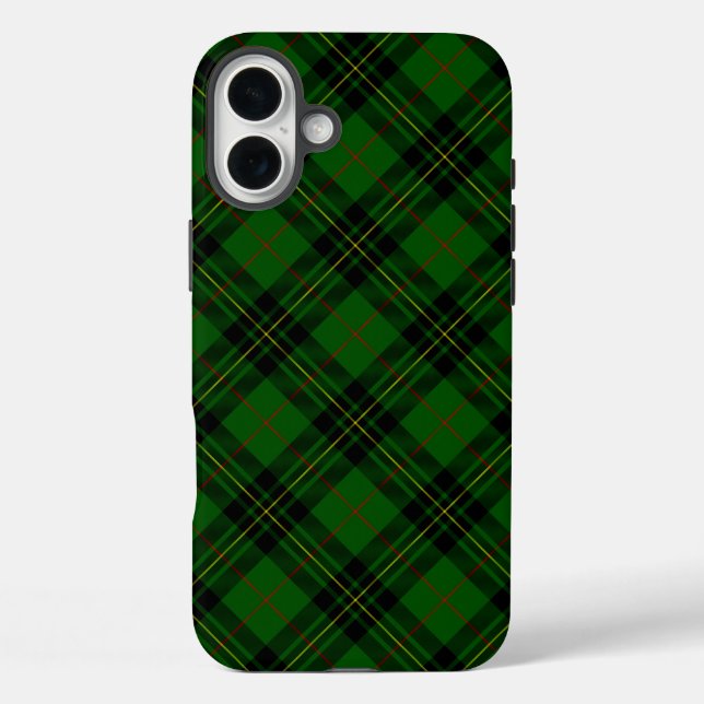 Forbes tartan green black plaid Case-Mate iPhone case (Back)