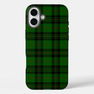 Forbes tartan green black plaid iPhone 16 plus case