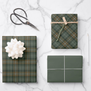 Forbes Weathered Original Scottish Tartan  Wrapping Paper Sheet