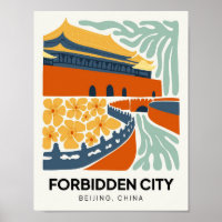 Forbidden City Beijing China travel floral art