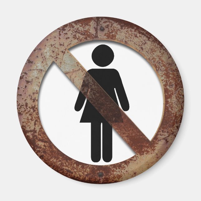Forbidden for women magnet (Front)