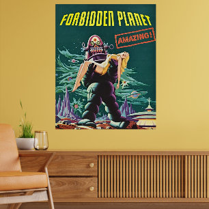 Forbidden Planet - Vintage Movie Poster