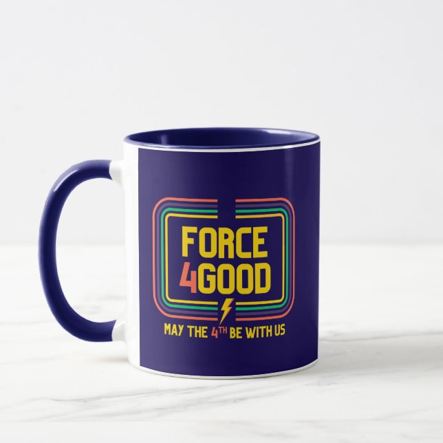 Force4Good Navy Blue Mug (Left)
